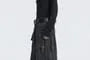 Mid Rise Washed Wide Leg Cargo Jeans