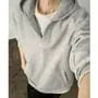 Crew Neck Mock Two Piece Hoodie