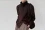 Low Waist Plain Wide Leg Baggy Dress Pants