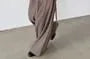 Low Waist Plain Wide Leg Baggy Dress Pants