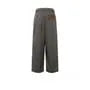 Mid Rise Houndstooth Wide Leg Dress Pants