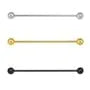 Polished Alloy Round End Cap Collar Pin