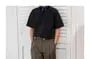 Mid Waist Plain Wide Leg Dress Pants