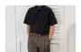 Mid Waist Plain Wide Leg Dress Pants