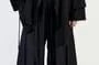 Mock Two-Piece V-Neck Open Front Jacket