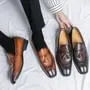 Tassel Faux Leather Loafers