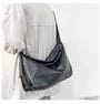 Faux Leather Shoulder Bag
