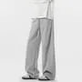 Drawstring Waist Plain Sweatpants