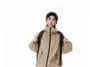 Outdoor High-Neck Hooded Light Jacket
