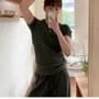 Ribbed Skinny Raglan T-Shirt
