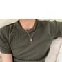 Ribbed Skinny Raglan T-Shirt