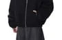 Plain Boxy Zip-Up Hoodie