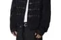 Collared Studded Clasped Front Denim Barn Jacket