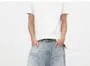 Mid Rise Washed Wide Leg Jorts