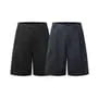 Pleated Denim Shorts
