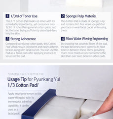 1/3 Cotton Pad 160pcs 5pcs Bundle Set