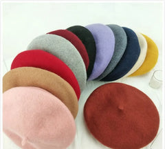 Plain Wool Beret