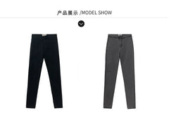 High-Waist Skinny Jeans
