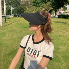 Wide Brim Visor Hat