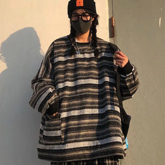 Striped Loose Sweater
