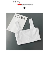 Square-Neck Crop Tank Top
