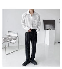Tweed Fringed Shirt