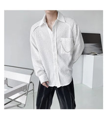 Tweed Fringed Shirt
