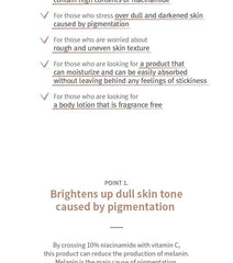Niacinamide Smoothing Body Lotion