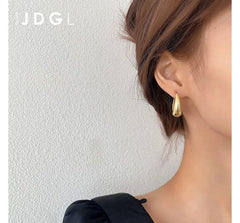 Oval Hoop Earring