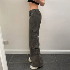 Low Rise Baggy Cargo Pants