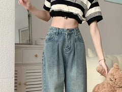 High Rise Loose Fit Jeans