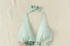 Set: Halter Bikini Top + Bottom