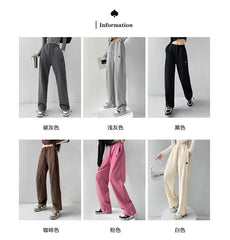 Drawstring Wide-Leg Sweatpants in 6 Colors