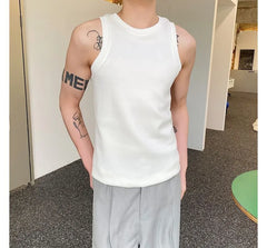 Round Neck Plain Tank Top