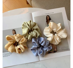 Plain Silk Scrunchie