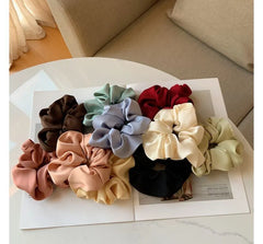 Plain Silk Scrunchie