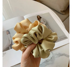 Plain Silk Scrunchie