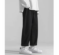 Mid Rise Plain Wide Leg Pants (Various Designs)