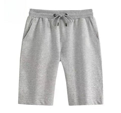 Mid Rise Plain Drawstring Shorts