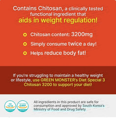 Diet Special 3 Chitosan 3200 2pcs Bundle Set