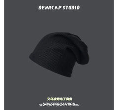 Plain Knit Slouchy Beanie