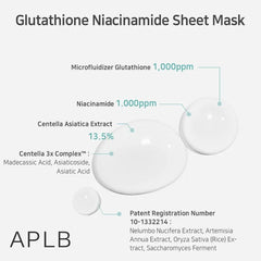 Glutathione Niacinamide Sheet Mask