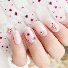 Blossomes On The Path Nail Art Stickers