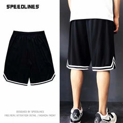 Drawstring Waist Contrast Trim Shorts