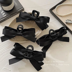 Bow Fabric Hair Claw
