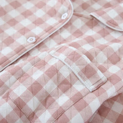 Couple Matching Plaid Pajama Set