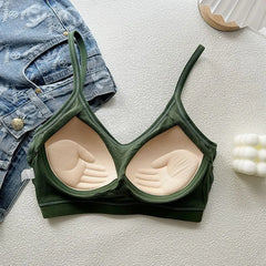 Plain Wireless Bra Top