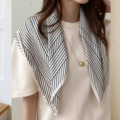 Striped Square Scarf