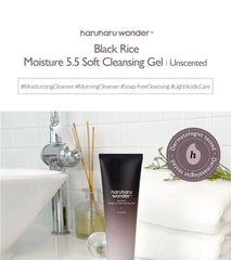 Black Rice Moisture 5.5 Soft Cleansing Gel 2pcs Bundle Set