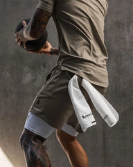 Drawstring Waist Plain Sweatshorts